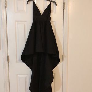 Black High Low Dress